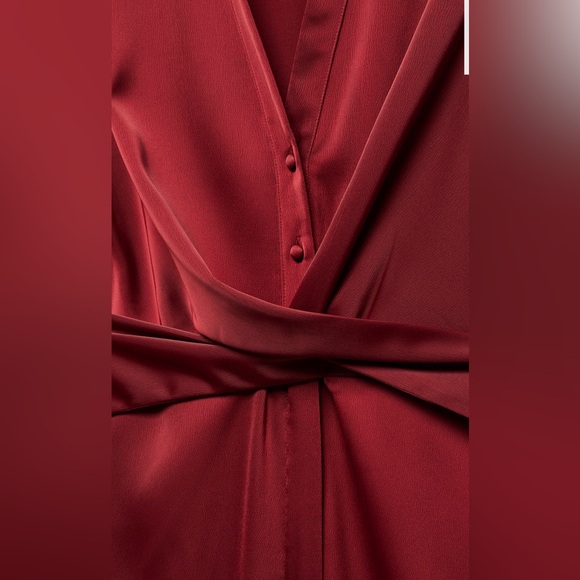 Mango Satin Jumpsuit NWT - Picture 3 of 7